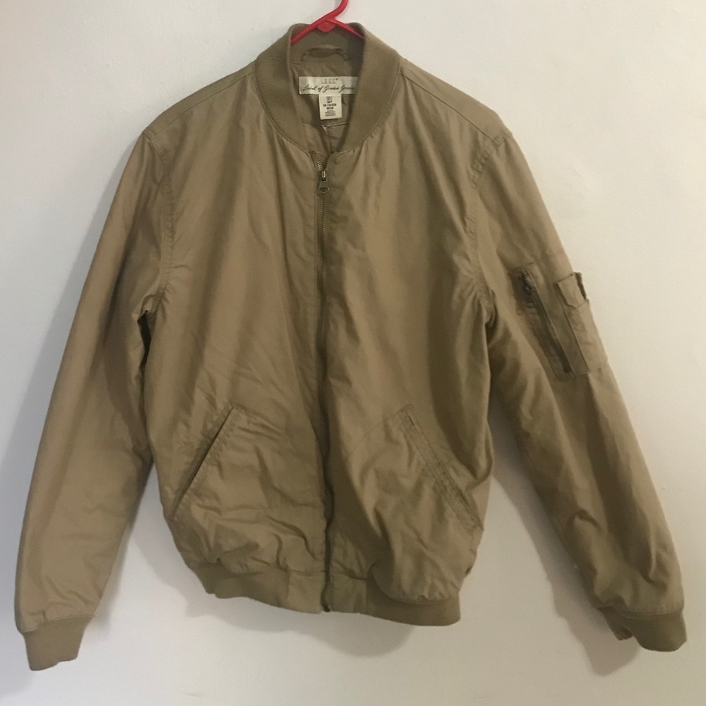 H&M tan bomber